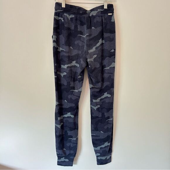 Express One Eleven Full Length Blue Camo Comfy Joggers Sweatpants - Picture 3 of 3